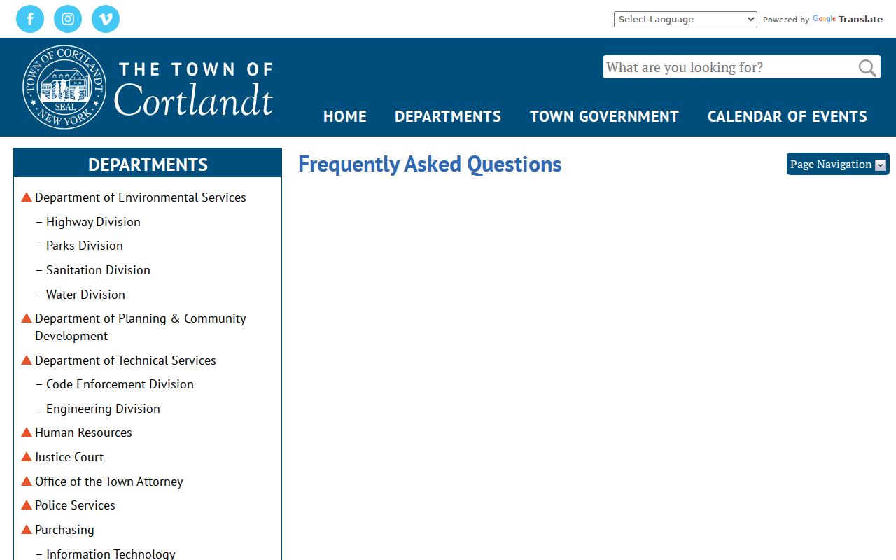 Cortlandt neighbors municipal boundary and parcel guidance